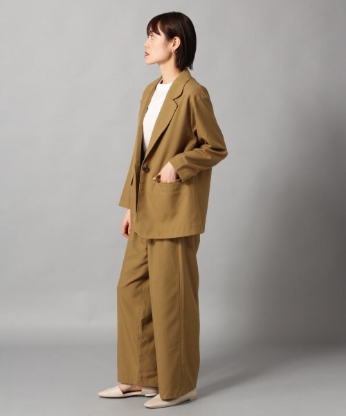 LOWRYS FARM（ローリーズファーム）の「ＴＲジャケット（ジャケット/アウター・アイボリー/ブラウン/ブルー）」の5枚目の写真