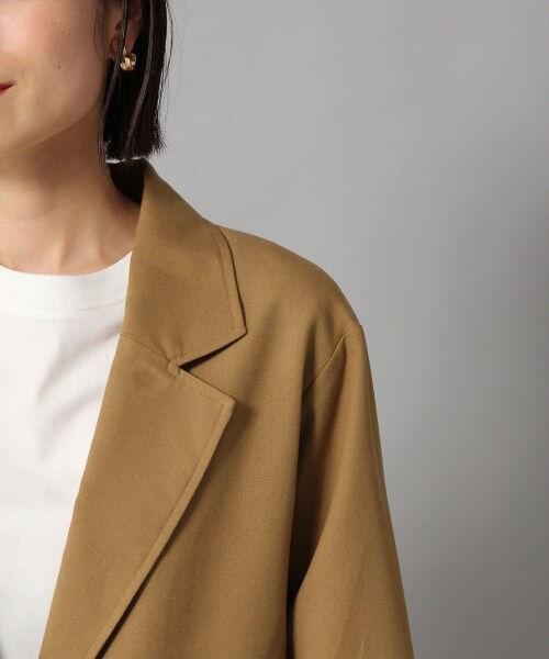 LOWRYS FARM（ローリーズファーム）の「ＴＲジャケット（ジャケット/アウター・アイボリー/ブラウン/ブルー）」の12枚目の写真