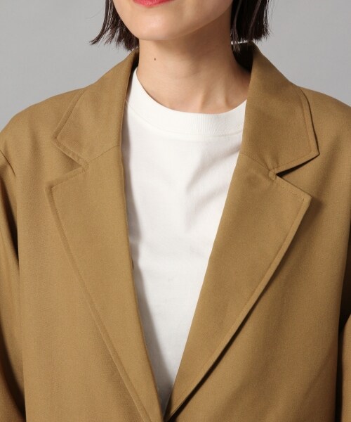 LOWRYS FARM（ローリーズファーム）の「ＴＲジャケット（ジャケット/アウター・アイボリー/ブラウン/ブルー）」の11枚目の写真