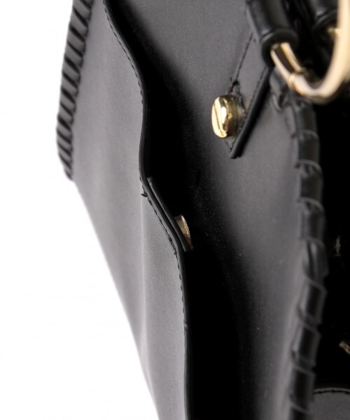 mysty woman（ミスティウーマン）の「リングハンドルBAG（バッグ・ブラック/キャメル）」の11枚目の写真