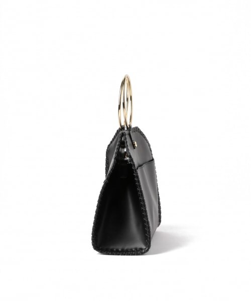 mysty woman（ミスティウーマン）の「リングハンドルBAG（バッグ・ブラック/キャメル）」の6枚目の写真