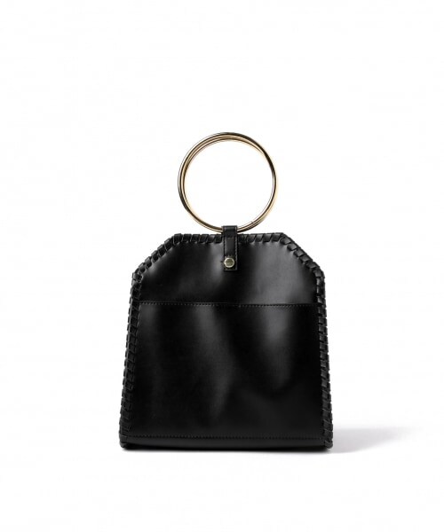 mysty woman（ミスティウーマン）の「リングハンドルBAG（バッグ・ブラック/キャメル）」の7枚目の写真