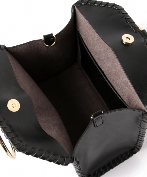 mysty woman（ミスティウーマン）の「リングハンドルBAG（バッグ・ブラック/キャメル）」の13枚目の写真