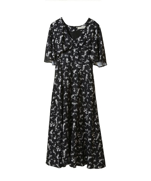 31 Sons de mode（トランテアン　ソン　ドゥ　モード）の「【SALE】フラワープリントワンピース（ワンピース/ドレス・レディース・オフホワイト/ライトグリーン/ブラック・36/38）」の12枚目の写真