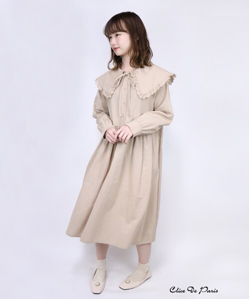paravion（パラビオン）の「K/フリル襟ワンピース（）」 - WEAR