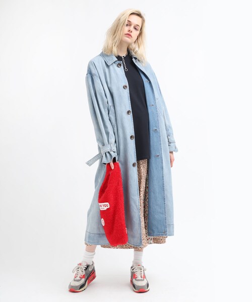 RNA（アールエヌエー）の「【3月中旬納期】E4674 ニットラメThank you bag（バッグ・レディース・シルバー/ターコイズ/レッド）」の22枚目の写真