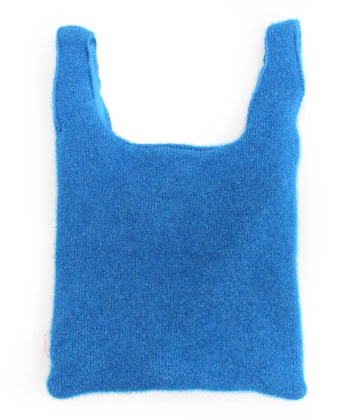 RNA（アールエヌエー）の「【3月中旬納期】E4674 ニットラメThank you bag（バッグ・レディース・シルバー/ターコイズ/レッド）」の12枚目の写真