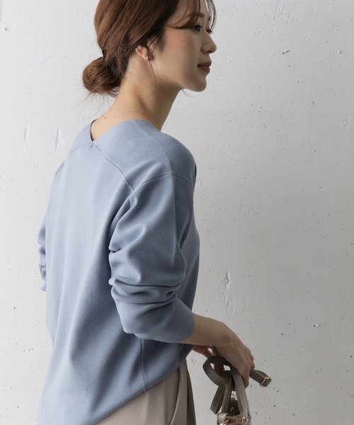 URBAN RESEARCH DOORS - ちぃ☆新品✨今季DOORS Vネックルーズニット URBAN RESEARCH DOORS（アーバンリサーチドアーズ）の「Vネック
