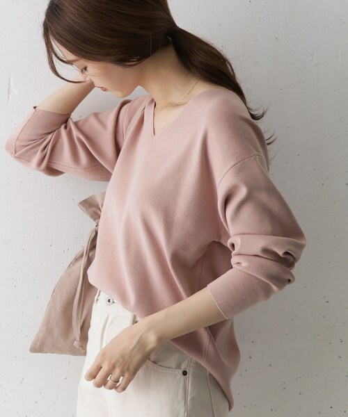 URBAN RESEARCH DOORS - ちぃ☆新品✨今季DOORS Vネックルーズニット URBAN RESEARCH DOORS（アーバンリサーチドアーズ）の「Vネック