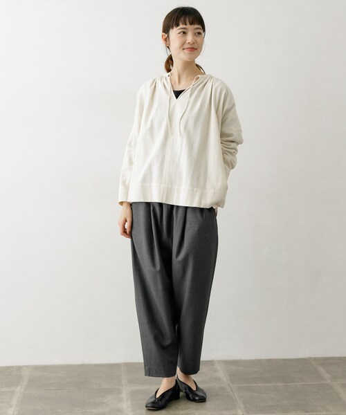 かぐれ（カグレ）の「サマーウールテーパードイージーパンツ（）」 - WEAR