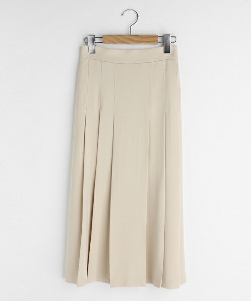 DHOLIC（ディーホリック）の「タックフレアスカート（スカート・レディース・パープル/ベージュ/グリーン・FREE）」の2枚目の写真