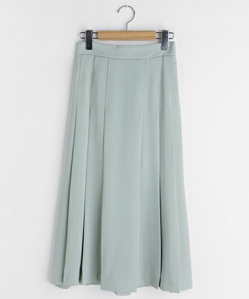 DHOLIC（ディーホリック）の「タックフレアスカート（スカート・レディース・パープル/ベージュ/グリーン・FREE）」の3枚目の写真