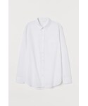 H&M | H&M - コットンシャツ - ホワイト(Shirts)