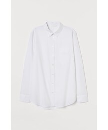H&M | H&M - コットンシャツ - ホワイト(シャツ/ブラウス)