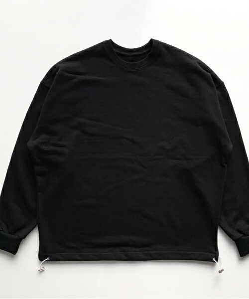 OUV（オーブ）の「sweat crewneck pullover（スウェット・レディース・ベージュ/ブラック・FREE）」の2枚目の写真