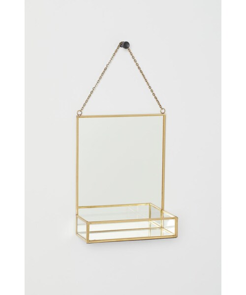 H&M（エイチ・アンド・エム）の「H&M シェルフミラー ゴールド（フォトフレーム）」 WEAR