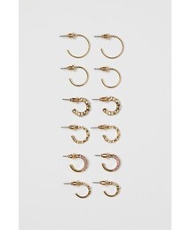 H&M | H&M - フープピアス 6ペアセット - ゴールド(ピアス（両耳用）)