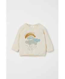 H&M | H&M - パイルトップス - ベージュ(シャツ/ブラウス)