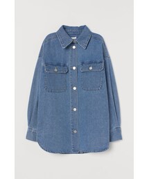 H&M - デニムシャツジャケット - ブルー