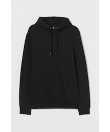 H&M | H&M - レギュラーフィット スウェットパーカ - ブラック(パーカー)
