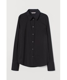 H&M - ストレッチシャツ - ブラック