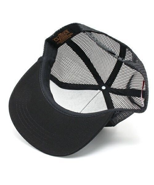 NOT RIGID（ノットリジット）の「NOT RIGID/Ｎ メッシュキャップ（キャップ・メンズ・ブラック/ネイビー・FREE）」の8枚目の写真
