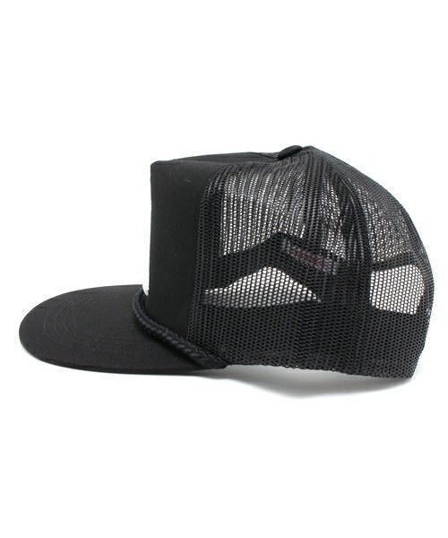 NOT RIGID（ノットリジット）の「NOT RIGID/Ｎ メッシュキャップ（キャップ・メンズ・ブラック/ネイビー・FREE）」の3枚目の写真