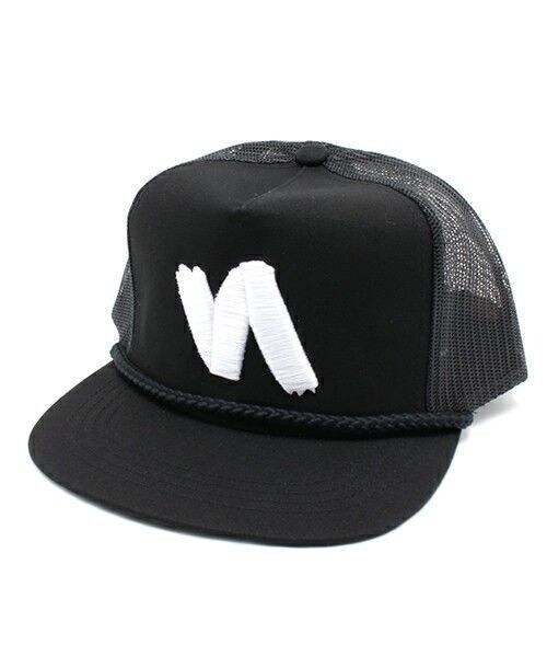 NOT RIGID（ノットリジット）の「NOT RIGID/Ｎ メッシュキャップ（キャップ・メンズ・ブラック/ネイビー・FREE）」の2枚目の写真