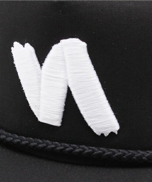 NOT RIGID（ノットリジット）の「NOT RIGID/Ｎ メッシュキャップ（キャップ・メンズ・ブラック/ネイビー・FREE）」の6枚目の写真
