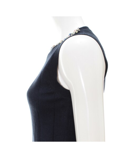 31 Sons de mode（トランテアン　ソン　ドゥ　モード）の「★新作★ネックビジュークルーネックノースリーブプルオーバー《予約アイテム》（ニット・プルオーバー・レディース・ブラック/オフホワイト/ピンク/ネイビー・３６）」の13枚目の写真