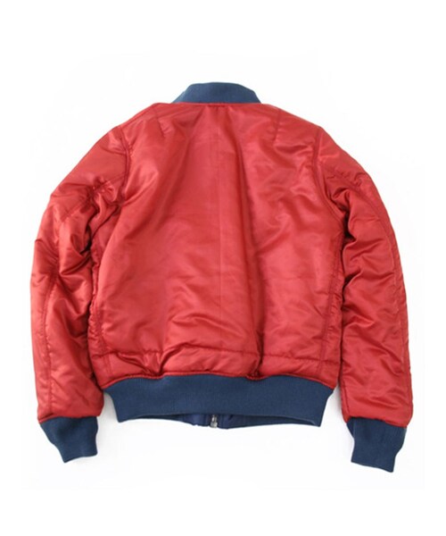 AVIREX(アヴィレックス)の「LADIES MA-1 LIGHT ZONE(ジャケット/アウター・レディース・BLACK/NAVY/YELLOW/SAGE・S/M)」の10枚目の写真