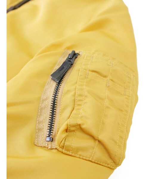 AVIREX(アヴィレックス)の「LADIES MA-1 LIGHT ZONE(ジャケット/アウター・レディース・BLACK/NAVY/YELLOW/SAGE・S/M)」の15枚目の写真