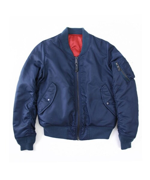 AVIREX(アヴィレックス)の「LADIES MA-1 LIGHT ZONE(ジャケット/アウター・レディース・BLACK/NAVY/YELLOW/SAGE・S/M)」の7枚目の写真