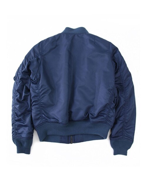 AVIREX(アヴィレックス)の「LADIES MA-1 LIGHT ZONE(ジャケット/アウター・レディース・BLACK/NAVY/YELLOW/SAGE・S/M)」の8枚目の写真