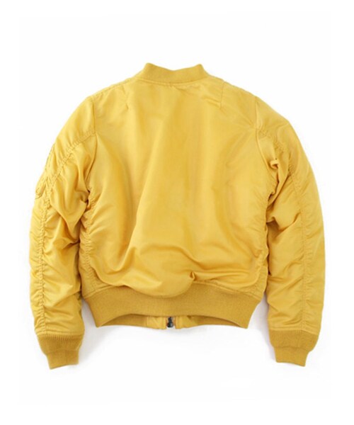 AVIREX(アヴィレックス)の「LADIES MA-1 LIGHT ZONE(ジャケット/アウター・レディース・BLACK/NAVY/YELLOW/SAGE・S/M)」の13枚目の写真