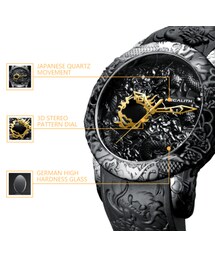 no brand（ノーブランド）の「MEGALITH 防水 メンズ腕時計 直径50mm