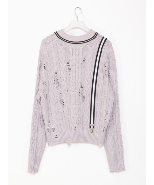 MIHARAYASUHIRO（ミハラヤスヒロ）の「mens サスペンダー ニットプルオーバー（トップス・レディース・その他）」の3枚目の写真