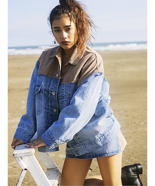 GYDA コーデュロイ　ドッキング　セットアップ GYDA コーデュロイドッキングセットアップ