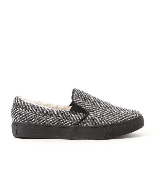 GLOBAL WORK（グローバルワーク）の「【WEB先行予約】ファースリッポン（シューズ・レディース・ヘリンボン01/ブラック09/グリッターブラック10/グリッターシルバー12・Ｓ(22～22.5cm)/Ｍ(23～23.5cm)/Ｌ(24～24.5cm)）」の7枚目の写真