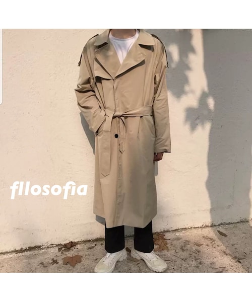 No Brand ノーブランド の Casual Trench Coat ステンカラーコート Wear