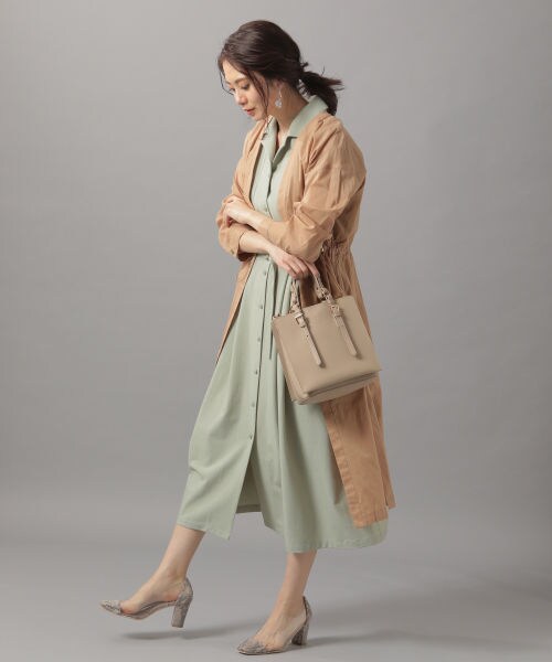 Andemiu(アンデミュウ)の「シアードロストガウン(ジャケット/アウター・グレージュ/ブラウン/ラベンダー)」の6枚目の写真