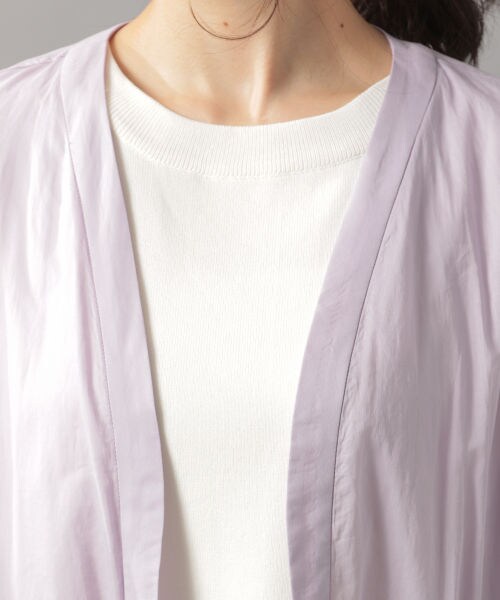 Andemiu(アンデミュウ)の「シアードロストガウン(ジャケット/アウター・グレージュ/ブラウン/ラベンダー)」の10枚目の写真