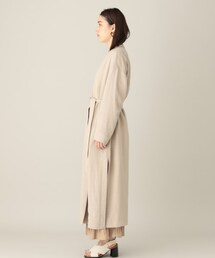 Chaos（カオス）の「リネンノーカラーロングコート（）」 - WEAR