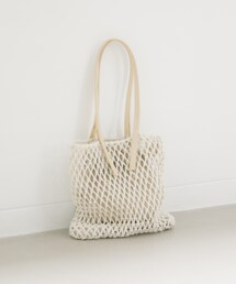 LOWRYS FARM | キンチャクツキマクラメトート(バッグ)