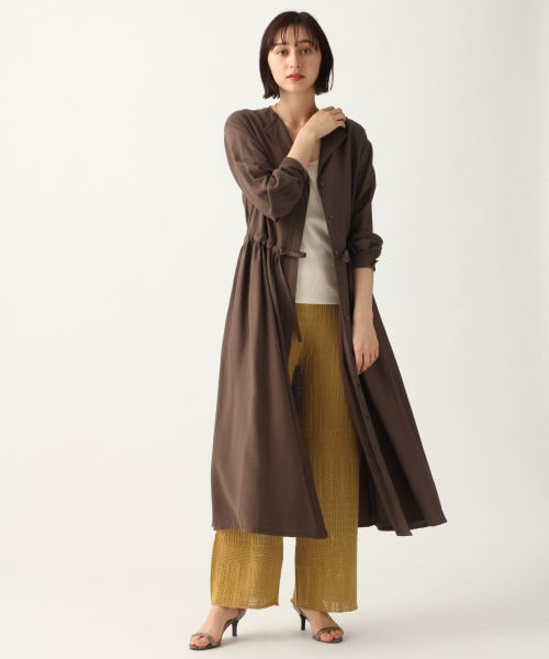 A part by（アパートバイ）の「スカシアミニットパンツ/WEB先行予約（パンツ・ナチュラル/ブラック/ベージュ）」の7枚目の写真