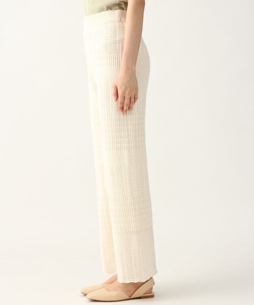 A part by（アパートバイ）の「スカシアミニットパンツ/WEB先行予約（パンツ・ナチュラル/ブラック/ベージュ）」の9枚目の写真