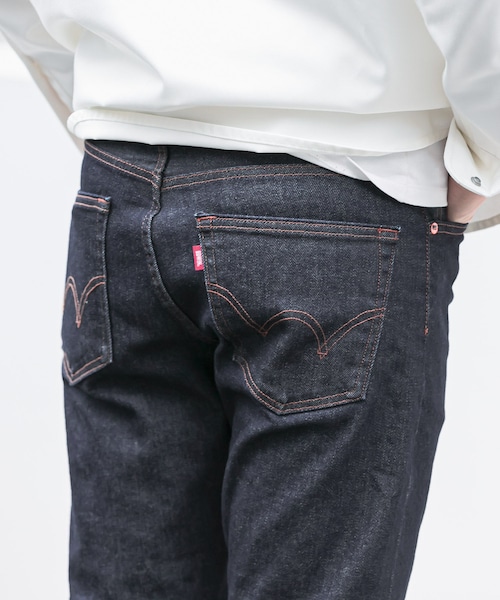 EDWIN エドウィン　ブラックセルビッジジーンズ　W３３　黒 EDWIN（エドウィン）の「EDWIN別注 セルビッチデニム（）」 - WEAR