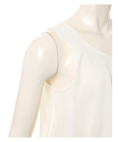 INGNI（イング）の「シフォンx花柄ドッキング／マキシワンピース（ワンピース/ドレス・レディース・ｵﾌﾎﾜｲﾄ/ﾋﾟﾝｸ/ｵﾌﾎﾜｲﾄ/ﾌﾞﾙｰ・M）」の6枚目の写真