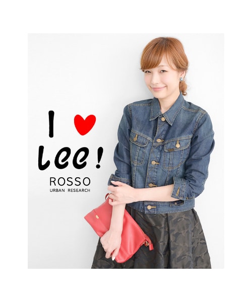 URBAN RESEARCH ROSSO WOMEN（アーバンリサーチ　ロッソ）の「ROSSO×Lee　Denim Jacket（ジャケット/アウター・レディース・INDIGO/LIGHT.INDIGO・FREE）」の3枚目の写真