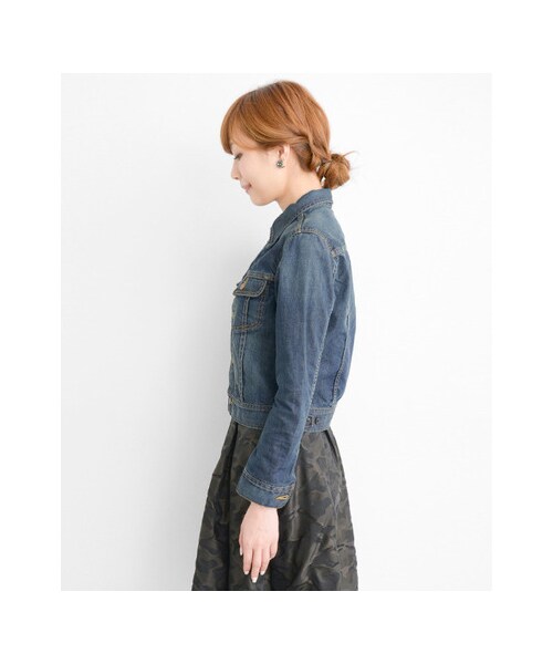 URBAN RESEARCH ROSSO WOMEN（アーバンリサーチ　ロッソ）の「ROSSO×Lee　Denim Jacket（ジャケット/アウター・レディース・INDIGO/LIGHT.INDIGO・FREE）」の9枚目の写真